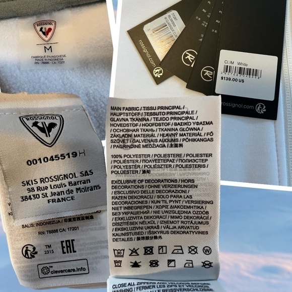 **SOLD**Rossignol Classique Mid-Layer Clim Spring Ski/Golf Jacket  NWT - Picture 15 of 16